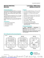 MAX4583LESE datasheet pdf MAXIM - Dallas Semiconductor