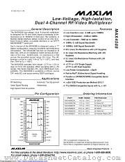 MAX4588CWI+T datasheet pdf MAXIM - Dallas Semiconductor