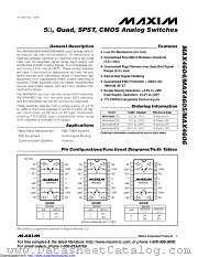 MAX4604ESE+T datasheet pdf MAXIM - Dallas Semiconductor