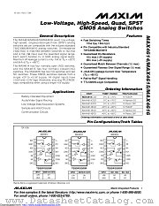 MAX4615ESD-T datasheet pdf MAXIM - Dallas Semiconductor