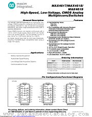 MAX4618CPE+ datasheet pdf MAXIM - Dallas Semiconductor