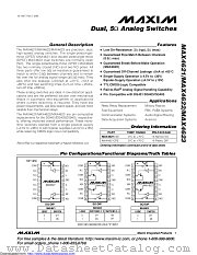 MAX4623CPE+ datasheet pdf MAXIM - Dallas Semiconductor