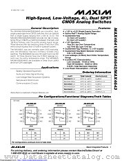 MAX4643EUA-T datasheet pdf MAXIM - Dallas Semiconductor