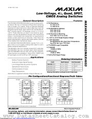 MAX4651ESE+ datasheet pdf MAXIM - Dallas Semiconductor