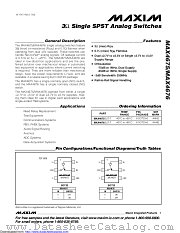MAX4676EUT datasheet pdf MAXIM - Dallas Semiconductor