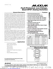 MAX4712CUE+T datasheet pdf MAXIM - Dallas Semiconductor