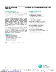 MAX4737EBE datasheet pdf MAXIM - Dallas Semiconductor