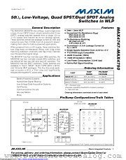 MAX4747ETE+T datasheet pdf MAXIM - Dallas Semiconductor
