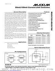 MAX4788EXS+ datasheet pdf MAXIM - Dallas Semiconductor