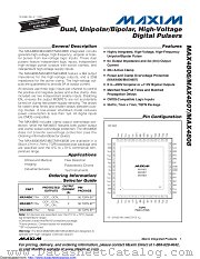 MAX4806 datasheet pdf MAXIM - Dallas Semiconductor