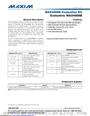 MAX4888BEVKIT# datasheet pdf MAXIM - Dallas Semiconductor