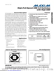 MAX4906EFELB+T datasheet pdf MAXIM - Dallas Semiconductor