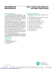 MAX4908ETD+ datasheet pdf MAXIM - Dallas Semiconductor