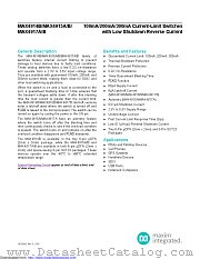 MAX4915BELT+ datasheet pdf MAXIM - Dallas Semiconductor