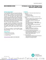 MAX4968CEXB+T datasheet pdf MAXIM - Dallas Semiconductor