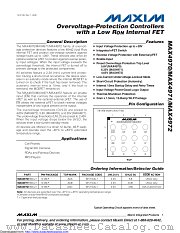 MAX4972EWC+T datasheet pdf MAXIM - Dallas Semiconductor
