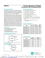 MAX6018AEUR12+T datasheet pdf MAXIM - Dallas Semiconductor