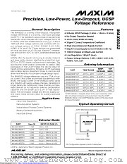 MAX6023EBT12+ datasheet pdf MAXIM - Dallas Semiconductor