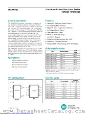 MAX6029EUK25-TG1K datasheet pdf MAXIM - Dallas Semiconductor