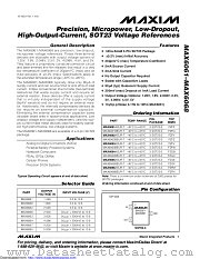 MAX6067BEUR+T datasheet pdf MAXIM - Dallas Semiconductor