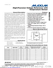 MAX6143BASA10+ datasheet pdf MAXIM - Dallas Semiconductor