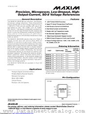MAX6166BESA+T datasheet pdf MAXIM - Dallas Semiconductor