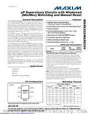 MAX6323HUT46+ datasheet pdf MAXIM - Dallas Semiconductor