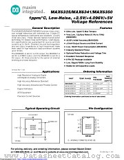 MAX6325CPA+ datasheet pdf MAXIM - Dallas Semiconductor