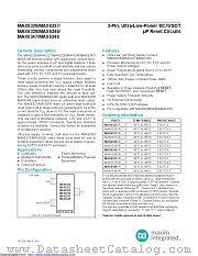 MAX6326XR23+T datasheet pdf MAXIM - Dallas Semiconductor