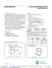 MAX6331SUR datasheet pdf MAXIM - Dallas Semiconductor