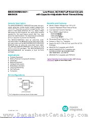 MAX6422XS46+T datasheet pdf MAXIM - Dallas Semiconductor