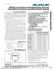 MAX6366PKA23+ datasheet pdf MAXIM - Dallas Semiconductor