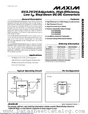 MAX653CSA+T datasheet pdf MAXIM - Dallas Semiconductor