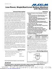 MAX6433UK datasheet pdf MAXIM - Dallas Semiconductor