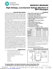 MAX6459UTA/V+T datasheet pdf MAXIM - Dallas Semiconductor