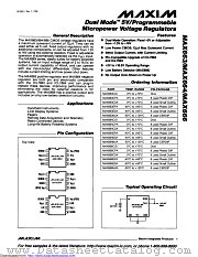 MAX663CSA+T datasheet pdf MAXIM - Dallas Semiconductor