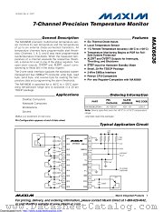 MAX6636UP9A+T datasheet pdf MAXIM - Dallas Semiconductor