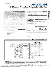MAX6699UE34+T datasheet pdf MAXIM - Dallas Semiconductor