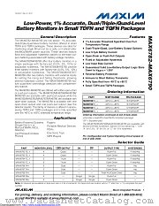 MAX6786 datasheet pdf MAXIM - Dallas Semiconductor