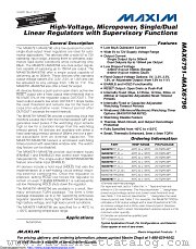 MAX6795TPLD2/V+ datasheet pdf MAXIM - Dallas Semiconductor