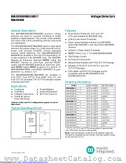 MAX6808UR26+T datasheet pdf MAXIM - Dallas Semiconductor