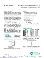 MAX6831SVUT+ datasheet pdf MAXIM - Dallas Semiconductor