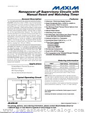 MAX6861UK29 datasheet pdf MAXIM - Dallas Semiconductor