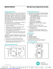 MAX691MJE/883B datasheet pdf MAXIM - Dallas Semiconductor