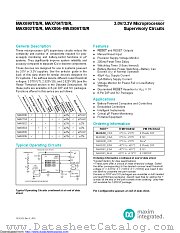 MAX806SCSA+T datasheet pdf MAXIM - Dallas Semiconductor