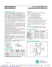 MAX6922AQH+TW datasheet pdf MAXIM - Dallas Semiconductor