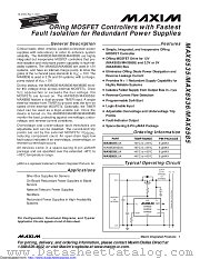 MAX8585EUA+TG126 datasheet pdf MAXIM - Dallas Semiconductor
