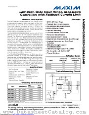 MAX8548EUB+ datasheet pdf MAXIM - Dallas Semiconductor