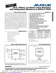 MAX8559ETAJ2+ datasheet pdf MAXIM - Dallas Semiconductor
