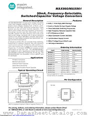 MAX860CUA datasheet pdf MAXIM - Dallas Semiconductor